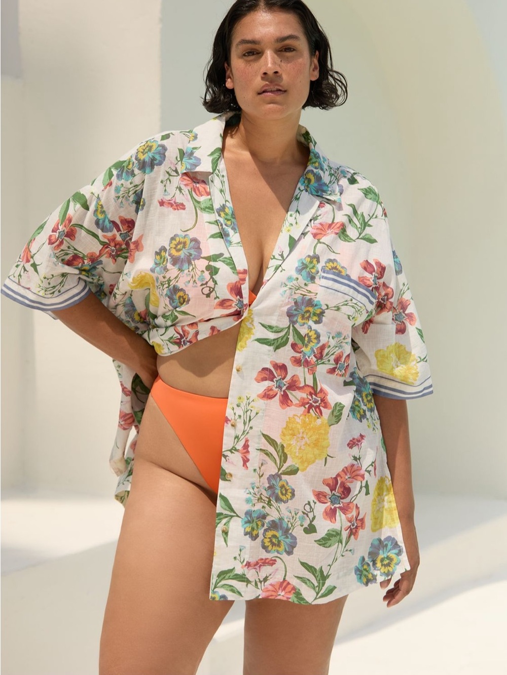 By Anthropologie Short Sleeve Button Down Shirt